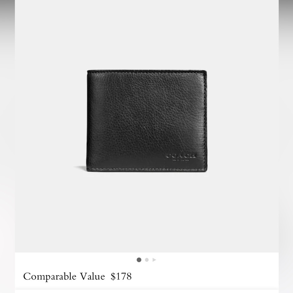 COACH 3 In 1 Leather Wallet - Picture 8 of 9